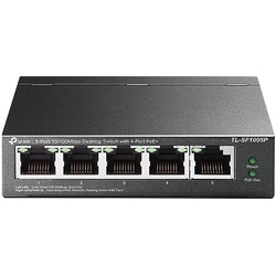 TP-Link 5-Port 10/100Mbps Desktop Switch with 4-Port PoE+ - TL-SF1005P